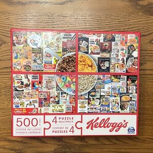 Kellogg's Cereal Box Puzzle Set - 500 Pieces